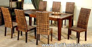 This set has just the right combination of patina, but still being functional and in great condition. Abaca Dining Table Chairs Furniture Indonesia