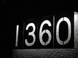 Powered By Sunlight Contemporary House Numbers House Numbers Led House Numbers