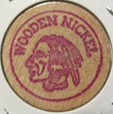 Vintage Doug Littrell Owensboro, KY Wooden Nickel