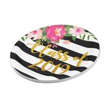 Floral Graduation Plate Class Of 2019 Zazzle Com Graduation Plates Graduation Party Plate Floral Graduation Party