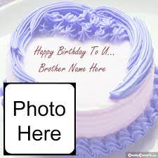 Check spelling or type a new query. Birthday Cake For Brother Name With Photo Frame Create Images Online