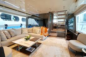 Guests may go for a swim in the private pool. New Sanlorenzo Sx76 Reflects Local Preferences Yacht Style