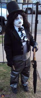 Create this villainous batman penguin costume for your best homemade costume this i said what about a villain, you never see the kids dressing up as them. The Penguin Halloween Costume Contest At Costume Works Com Batman Costume For Kids Penguin Halloween Costume Halloween Costumes For Kids