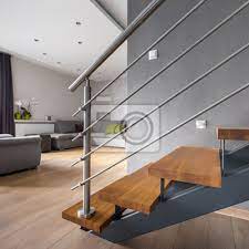 Du willst eine neue wohnung mieten & umziehen? Wohnung Im Erdgeschoss Mit Treppe Fototapete Fototapeten Appartment Verchromt Geraumig Myloview De