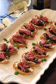 Roast Beef Crostini Appetizers For Party Meat Snacks Snacks