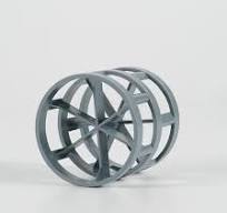 CPVC 25 mm Random Packing Plastic Pall Ring
