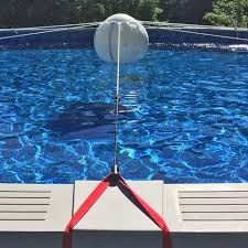 Above Ground Pool Winter Cover Support System Pooltree System Llc Winterize Above Ground Pool Winter Pool Covers Diy Swimming Pool