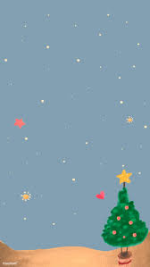 Cute Christmas Tree At Night Background Mobile Phone Wallpaper Vector Premium Image B Merry Christmas Wallpaper Christmas Phone Wallpaper Christmas Wallpaper