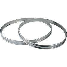Coffret Essentielb 2 Cercles A Tarte Inox 24 Et 28 Cm Cercle Ustensile Coffret