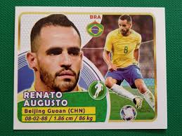 2018 Gol Russia World Cup FIFA #313 RENATO AUGUSTO Brazil Soccer Team  Sticker