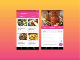 Recipe App For Android Food App Recipes Android Design