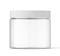 Double Wall Clear Plastic Jar - Samples