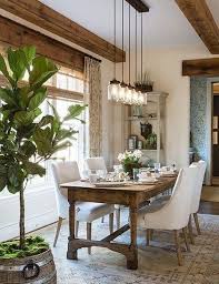 Jul 12, 2021 · this simple dining room table by walker edison is just the thing for those with limited square footage. Top 40 Best Rustic Dining Room Ideas Vintage Home Interior Designs