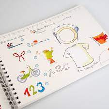Meine erste bekanntschaft mit einem freundebuch machte ich in der kita meiner damals dreijährigen tochter. Freundebuch Kindergarten Spiralbindung Mit Oder Ohne Tasche Cherry Picking De