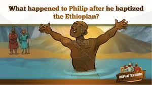 Image result for IMAGE for Philip after baptizing the Ethiopian