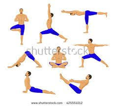 Image Result For Free Single Warrior Yoga Pose Silhouettes Male Warrior Pose Basic Yoga Poses Warrior Pose Yoga