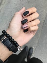 Nails Art Matte Black Nails Nail Black Nail Beauty Manicure Lipbalmdiy Lines On Nails Line Nail Designs Matte Black Nails