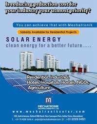 Is Reducing Production Cost For Your Industry Your Utmost Priority You Can Achieve That With Mechatronik Sola Energy Services Solar Energy Residential Solar
