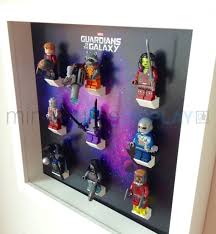 Lego Guardians Of Galaxy Minifigures Por Legominifiguresframe Pantalla Lego Dormitorio De Lego Sala De Lego