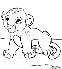 Coloriages tous nos coloriages à imprimer. Coloriage Bebe Lion Dessin Bebe A Imprimer