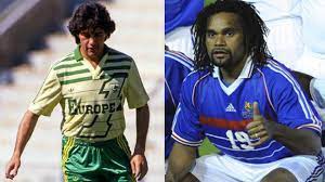 He played both as an attacking midfielder and forward and scored the winning goal in the final of the 1986 fifa. Karembeu Mi Maestro Era Jorge Burruchaga En El Nantes Superdeportivo Com Ar