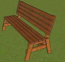 Another great bonus, the plans to build this bench are totally free. Park Bench Plans 6 Ft Long 2x4 Wood Design Diy Patio Garden Outdoor Furniture Ebay