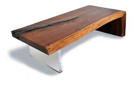 Accent your living room with a coffee, console, sofa or end table. Contemporary Coffee Table Live Edge Walnut Rotsen Furniture Wooden Rectangular In Reclaimed Material