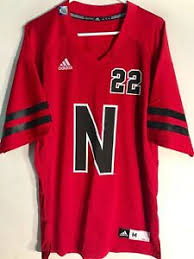 Details About Adidas Ncaa Jersey University Of Nebraska Huskers 22 Red Sz L