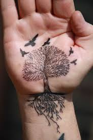Bird Tattoo On Hand For Boys Family Tattoo Family Tree Tattoo Hand Tattoos Tree Tattoo Small