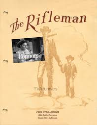 The Rifleman TV Series 1958 First Episode Script, Chuck Connors, Johnny  Crawford (gift) - Etsy