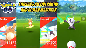 See full list on pokemongohub.net Catching Alolan Raichu And Alolan Marowak In Pokemon Go Youtube