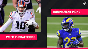 Bailey's league of awesomeness draftkings contest nfl picks against the spread fantasyfootball rankings. Draftkings Picks Week 15 Nfl Dfs Lineup Advice For Daily Fantasy Football Tournaments Sporting News