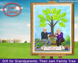A dna testing kit makes a great gift for those who are. Creative 60th Anniversary Gift For Grandparents Family Tree Gifts