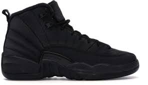 Black And Blue 12s 2020 Jordan 12 Retro Winter Black Gs In 2020 Jordan Shoes Girls Black Nike Shoes All Black Shoes