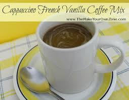 cappuccino french vanilla coffee mix