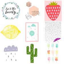 I designed the following prints for you to print yourself and decorate your kids room. 51 Free Printables For Kids Rooms Nursery Decor Series