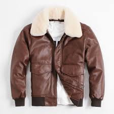 2016 Men S Leather Jacket Flight Suit Genuine Leather Jacket A2 Air Force Jacket Short Coat Sheep Skin Wool Collar Plus Size Ropa Chaquetas Cazadora
