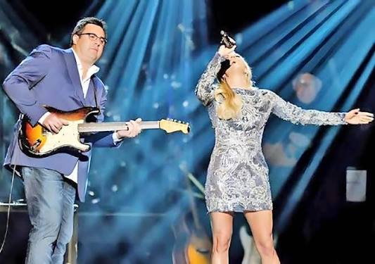 Vince Gill's daughter, Corrina, put an edgy twist on the Carrie Underwood classic. WATCH ➡️ https://go.countryrebel.com/vince-gill-daughter-sing
