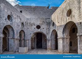 Fort Lovrijenac or St. Lawrence Fortress, Dubrovnik, Croatia Stock Photo