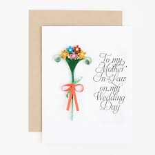 To My Mother In Law On My Wedding Day Card Gift To Mother In Law Mother Of The Groom Card Wedding Thank You Card Mother In Law Gift
