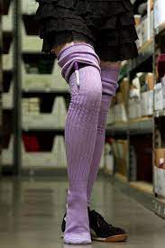 Sock Dreams M45s Fashion Tights Thigh High Socks Striped Thigh High Socks