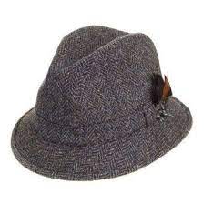 Failsworth Elgin Harris Tweed Wool Drop Brim Hat Harris Tweed Country Hats British Clothing Brands
