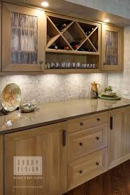 Chic Rustic Kitchen With Light Rift Sawn Stained Oak Tan Cambria Quartz Custom Metal Hood Unique Isla Stained Kitchen Cabinets Rustic Kitchen Kitchen Design