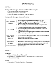 Contoh Contoh Soalan Bahasa Melayu Tingkatan 1 Muharram U