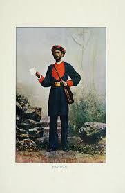 Indian Postman 1850 1900 Going Postal Postman Postcard