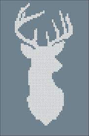 4,636,228 patterns created to date! Cross Stitch Simple Pattern Deer Silhouettecross By Elinalhandmade 2 00 Kanavice Tasarimlari Kanavice Ornekleri Nakis Tasarimlari