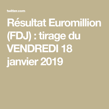 De février 2019 à février 2020 format zip. Resultat Euromillion Fdj Tirage Du Vendredi 18 Janvier 2019 Home Decor Decals Intentions Home Decor