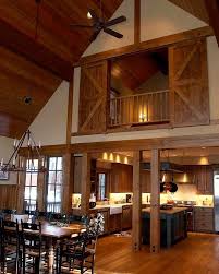 The Barn Doors To Close Off The Loft At Night It Would Need A Window Air Conditioning And Closing It Off Would Help Keep It Barn Loft House Plans Barn House