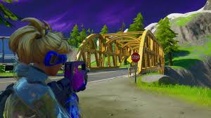 Possible fortnite plane locations include Fortnite Colored Steel Bridges Locations Where To Ride A Motorboat Under Or Dance On Them Gamesradar