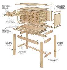 Attach your doors to the front of the cabinet. Card Catalog Cabinet Woodworking Project Woodsmith Plans